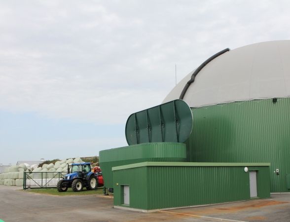 Koksvere biometaani jaam sügisel 2018.