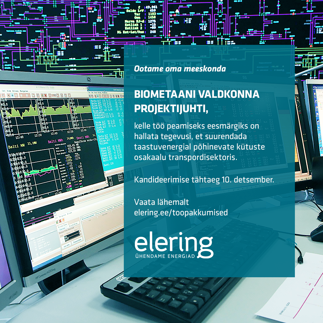 biometaani valdkonna projektijuht 